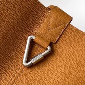 LV Verso Hobo Brown Calfskin Suede