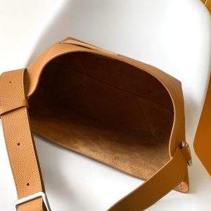 LV Verso Hobo Brown Calfskin Suede