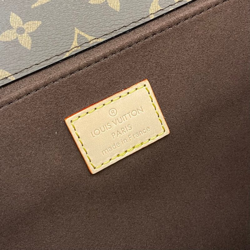 pochette metis 25 brown monogram canvas