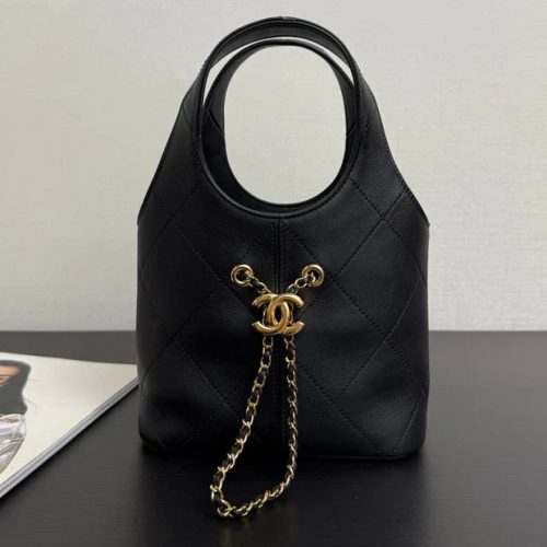 Chanel 2026 Small Tote Calfskin And Gold-tone Metal