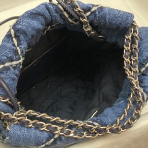 CC HOBO 20CM DENIM SILVER HARDWARE