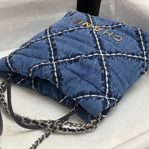 CC HOBO 20CM DENIM SILVER HARDWARE