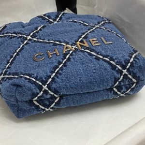 CC HOBO 20CM DENIM SILVER HARDWARE