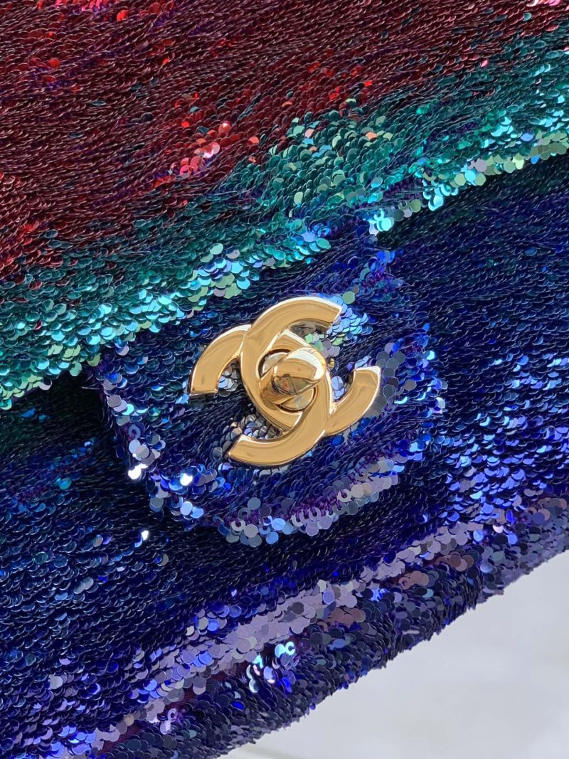 img_d0c94e6f_20240104_i1704297653_1463_3_jpg Flap Bag Mini 21cm Multicolor Sequin