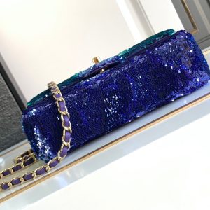 img_d0c94e6f_20240104_i1704297653_4982_4_jpg Flap Bag Mini 21cm Multicolor Sequin