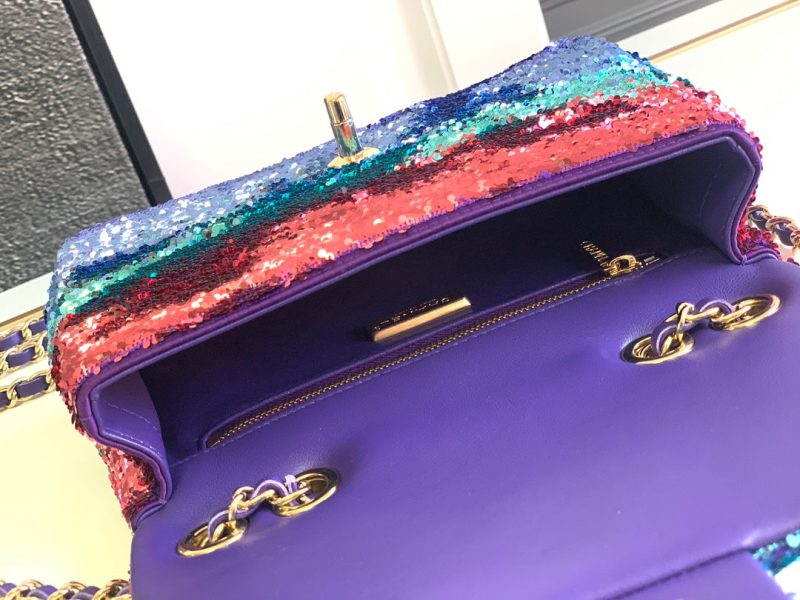 img_d0c94e6f_20240104_i1704297653_9646_0_jpg Flap Bag Mini 21cm Multicolor Sequin
