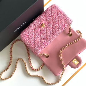 img_d0c94e6f_20240511_i1715409349_2062_3_jpg flap bag mini 20 pink tweed silver hardware