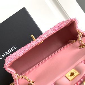 img_d0c94e6f_20240511_i1715409349_8175_1_jpg flap bag mini 20 pink tweed silver hardware