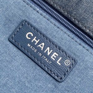 CC MINI 25 CLASSIC BAG IN BLUE COBALT DENIM