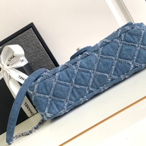 CC MINI 25 CLASSIC BAG IN BLUE COBALT DENIM