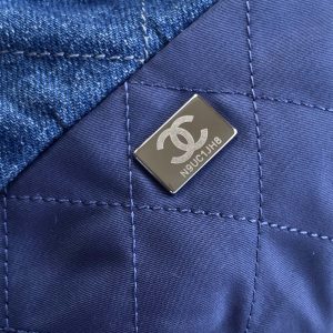 CC MEDIUM 37 BAG IN NAVY BLUE DENIM