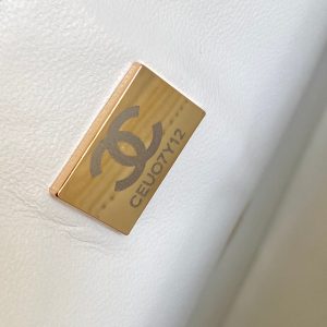 CC 24a Flap Bag 20cm Multicolor Sequin Satin Gold Hardware