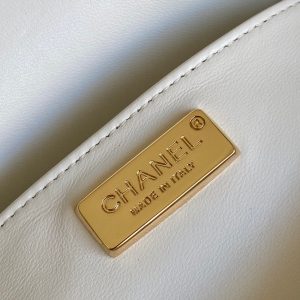 CC 24a Flap Bag 20cm Multicolor Sequin Satin Gold Hardware