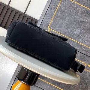 img_d0c94e6f_20241106_i1730890340_4870_1_jpg HOBO BAG 32 IN BLACK NYLON WITH GOLD METAL