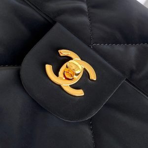 img_d0c94e6f_20241106_i1730890340_7353_3_jpg HOBO BAG 32 IN BLACK NYLON WITH GOLD METAL