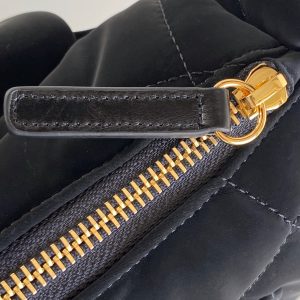 img_d0c94e6f_20241106_i1730890340_9269_2_jpg HOBO BAG 32 IN BLACK NYLON WITH GOLD METAL