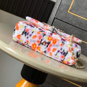 img_d0c94e6f_20250312_i1741768995_9772_3_jpg Flap Bag Mini 20cm White Orange Sequin