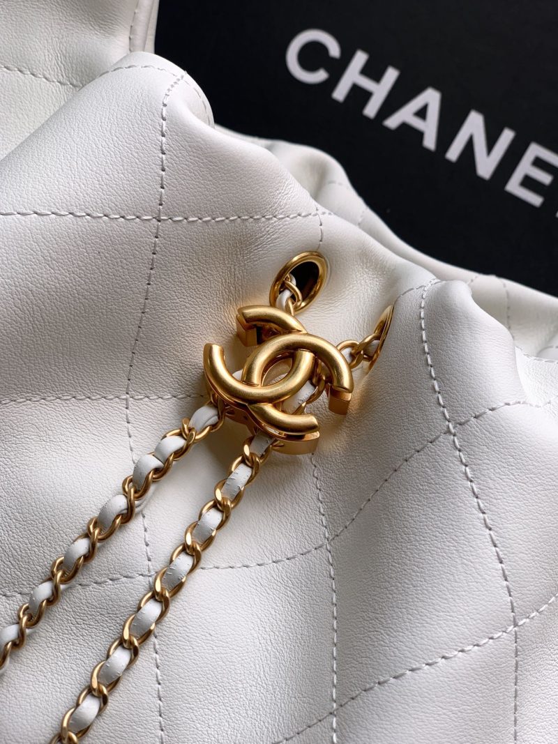Chanel 26C Hobo Bag White Cowhide GHW 272332
