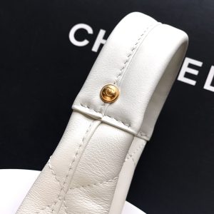 Chanel 26C Hobo Bag White Cowhide GHW 272332