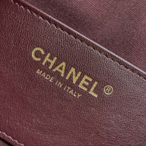 Chanel 26C Hobo Bag Dark Burgundy Cowhide GHW 272336