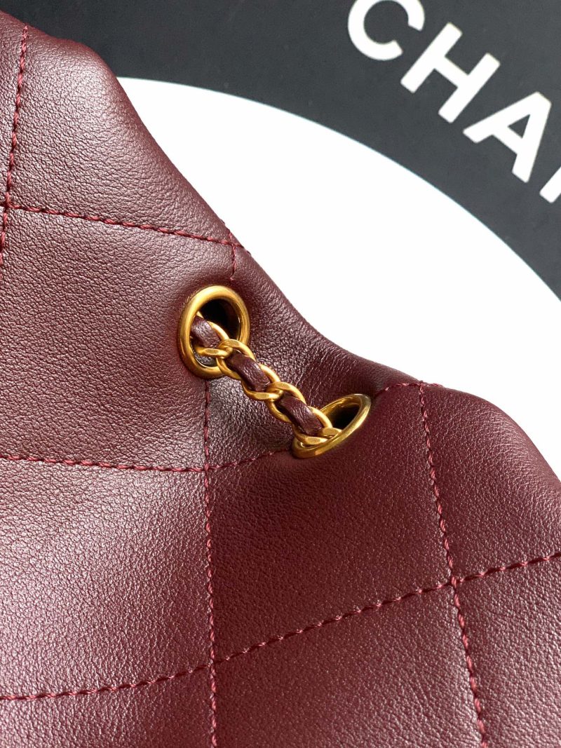 Chanel 26C Hobo Bag Dark Burgundy Cowhide GHW 272336
