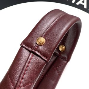 Chanel 26C Hobo Bag Dark Burgundy Cowhide GHW 272336