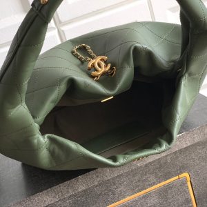 Chanel 26C Hobo Bag Olive Green Cowhide GHW 272338