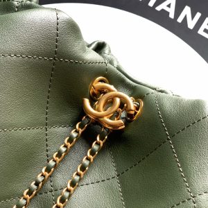 Chanel 26C Hobo Bag Olive Green Cowhide GHW 272338
