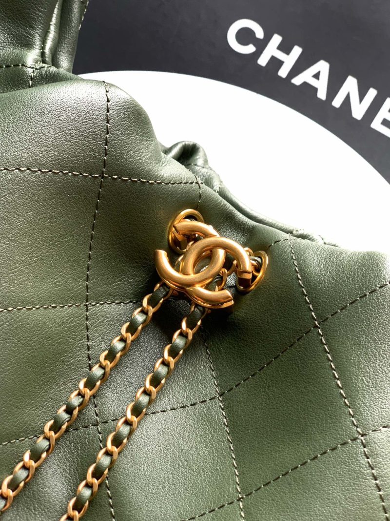 Chanel 26C Hobo Bag Olive Green Cowhide GHW 272338