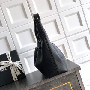 Chanel 26C Hobo Bag Black Cowhide GHW