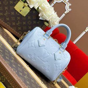 img_d3d3a7c3_20240617_i1718625742_6903_1_jpg LV Speedy Bandoulière 20 Blue Monogram Empreinte Leather