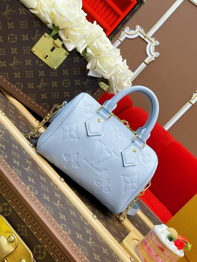 img_d3d3a7c3_20240617_i1718625742_6903_1_jpg LV Speedy Bandoulière 20 Blue Monogram Empreinte Leather