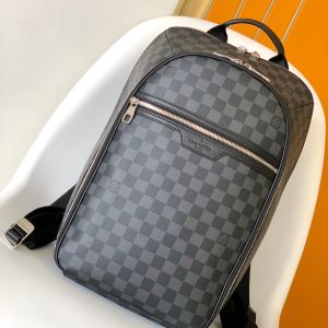LV Michael Backpack Black Damier Graphite Canvas