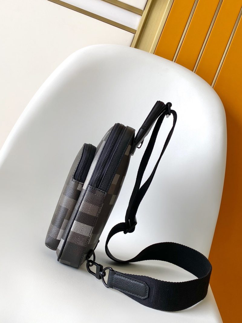 img_d85368cf_20250618_a1750232304972_2037_jpg Lv Avenue Slingbag Black Damoflage Black Canvas- Black Metal