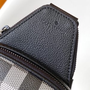 img_d85368cf_20250618_a1750232305073_8255_jpg Lv Avenue Slingbag Black Damoflage Black Canvas- Black Metal