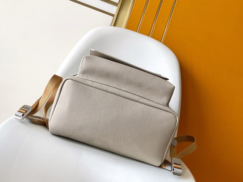 LV Takeoff Backpack White Chocolate Aerogram Cowhide