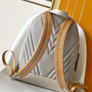 LV Takeoff Backpack White Chocolate Aerogram Cowhide
