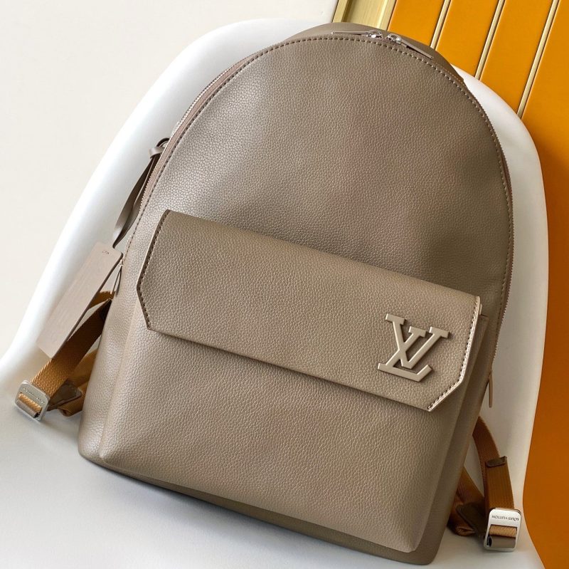 LV M57079 Takeoff Backpack Brown Aerogram Cowhide