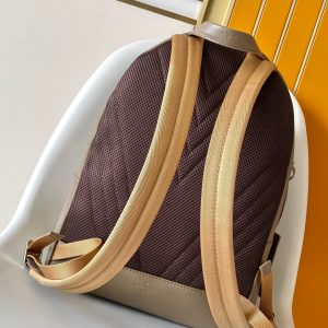 LV M57079 Takeoff Backpack Brown Aerogram Cowhide