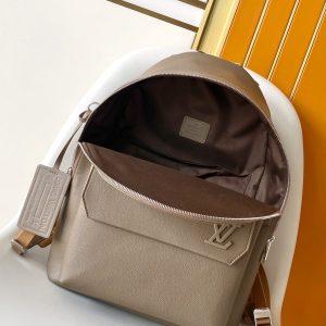 LV M57079 Takeoff Backpack Brown Aerogram Cowhide