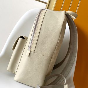 LV M22503 Takeoff Backpack Light Khaki Aerogram Cowhide