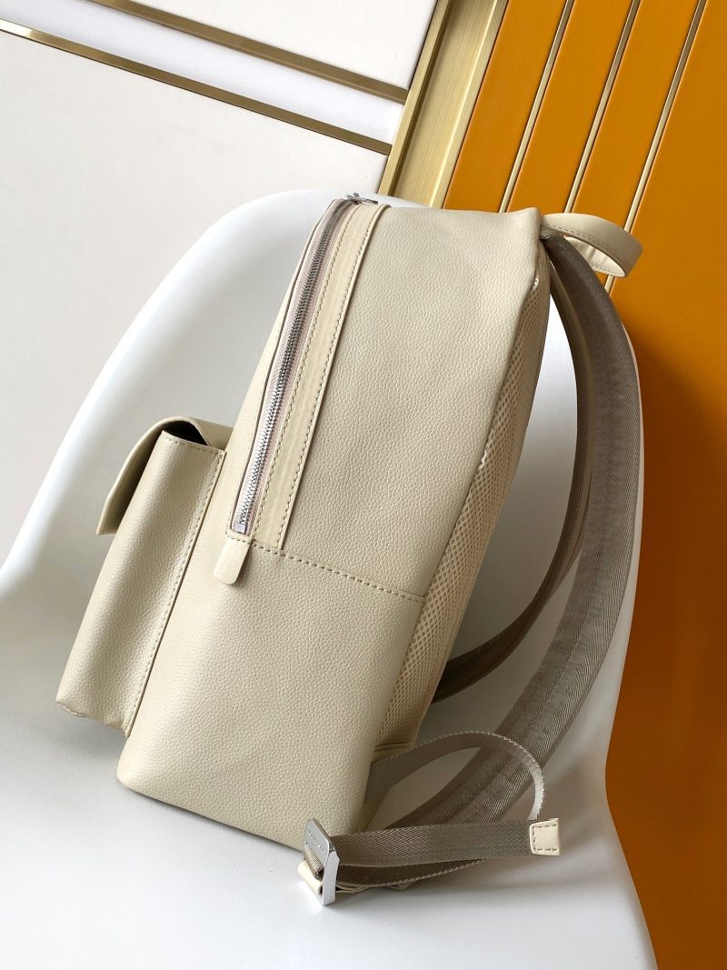 LV M22503 Takeoff Backpack Light Khaki Aerogram Cowhide