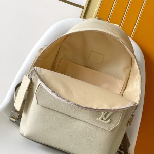 LV M22503 Takeoff Backpack Light Khaki Aerogram Cowhide