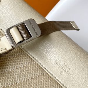 LV M22503 Takeoff Backpack Light Khaki Aerogram Cowhide