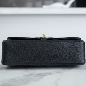 CLASSIC FLAP 23 BLACK CAVIAR GOLD HARDWARE