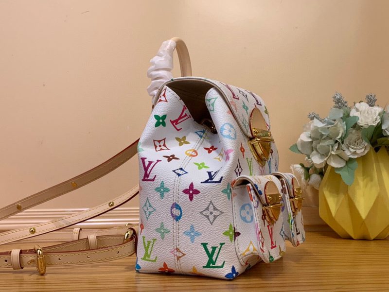 LV Venice LV x TM White Multicolored Monogram Canvas 203340