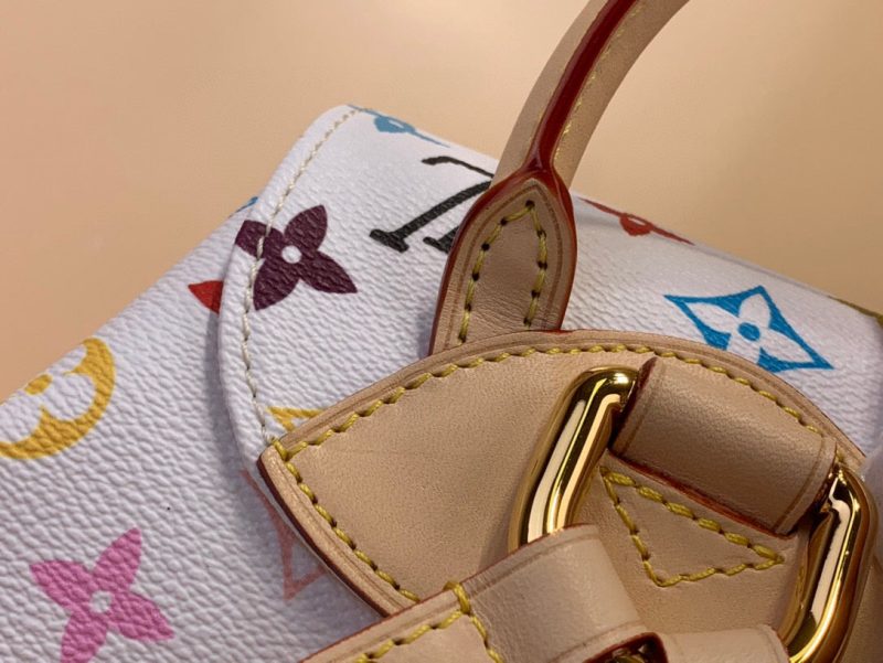 LV Venice LV x TM White Multicolored Monogram Canvas 203340