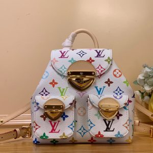 LV Venice LV x TM White Multicolored Monogram Canvas 203340