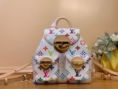 LV Venice LV x TM White Multicolored Monogram Canvas 203340