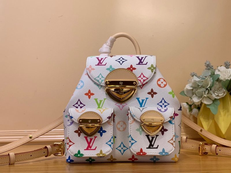 LV Venice LV x TM White Multicolored Monogram Canvas 203340
